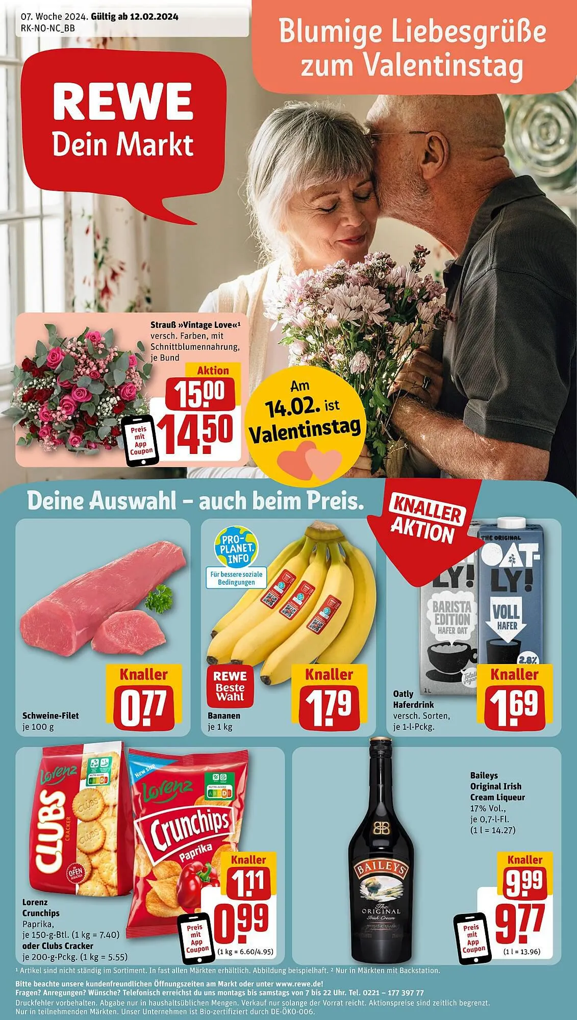 REWE tilbudsavis Gyldig indtil 12. februar - 17. februar 2024 - tilbudsavis side 