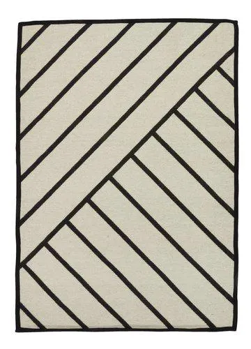 Tæppe MOGOP 140x200 sort/hvid