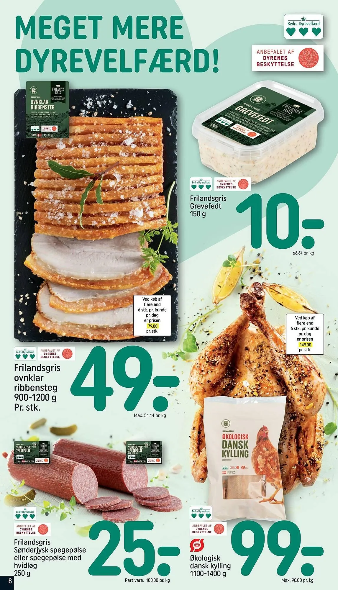 Rema 1000 tilbudsavis Gyldig indtil 9. december - 16. december 2023 - tilbudsavis side 8