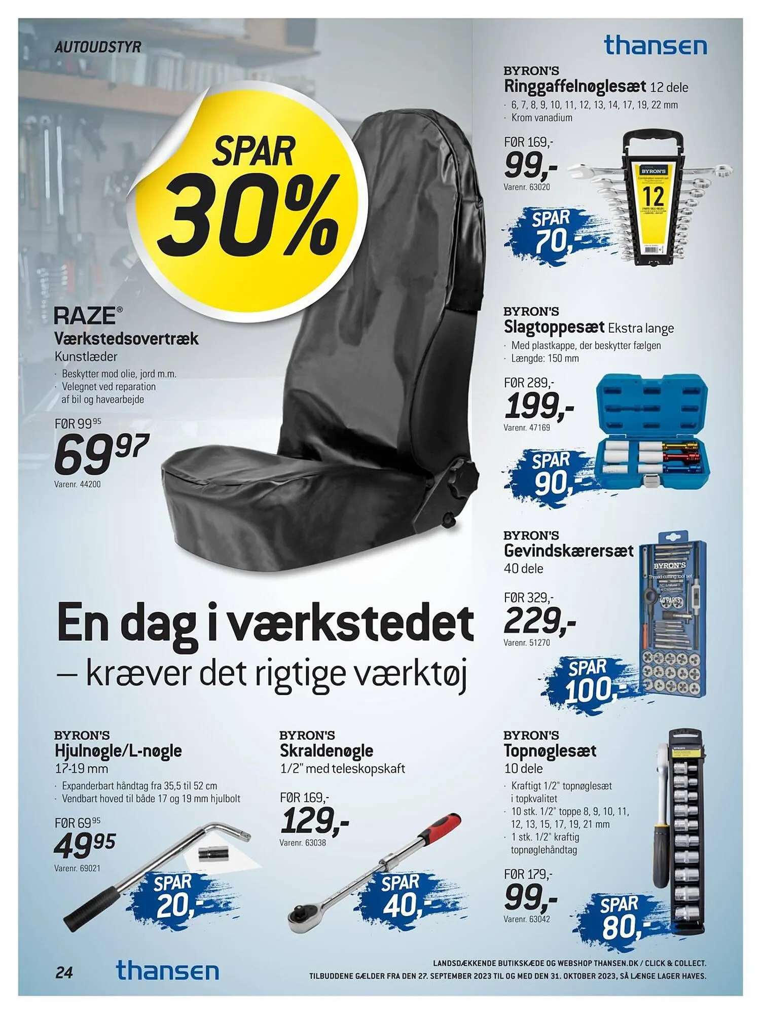 Thansen tilbudsavis Gyldig indtil 26. september - 31. oktober 2023 - tilbudsavis side 24