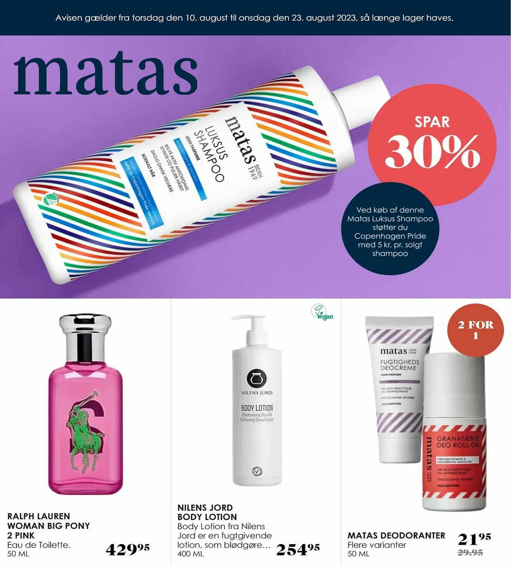 Matas tilbudsavis Gyldig indtil 10. august - 23. august 2023 - tilbudsavis side 1