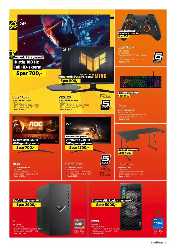 Angebote Power Gyldig indtil 11. februar - 25. februar 2025 - tilbudsavis side 25