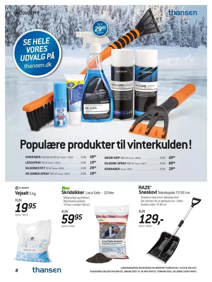 Aktuell kundeavis Thansen Gyldig indtil 29. januar - 25. februar 2025 - tilbudsavis side 8