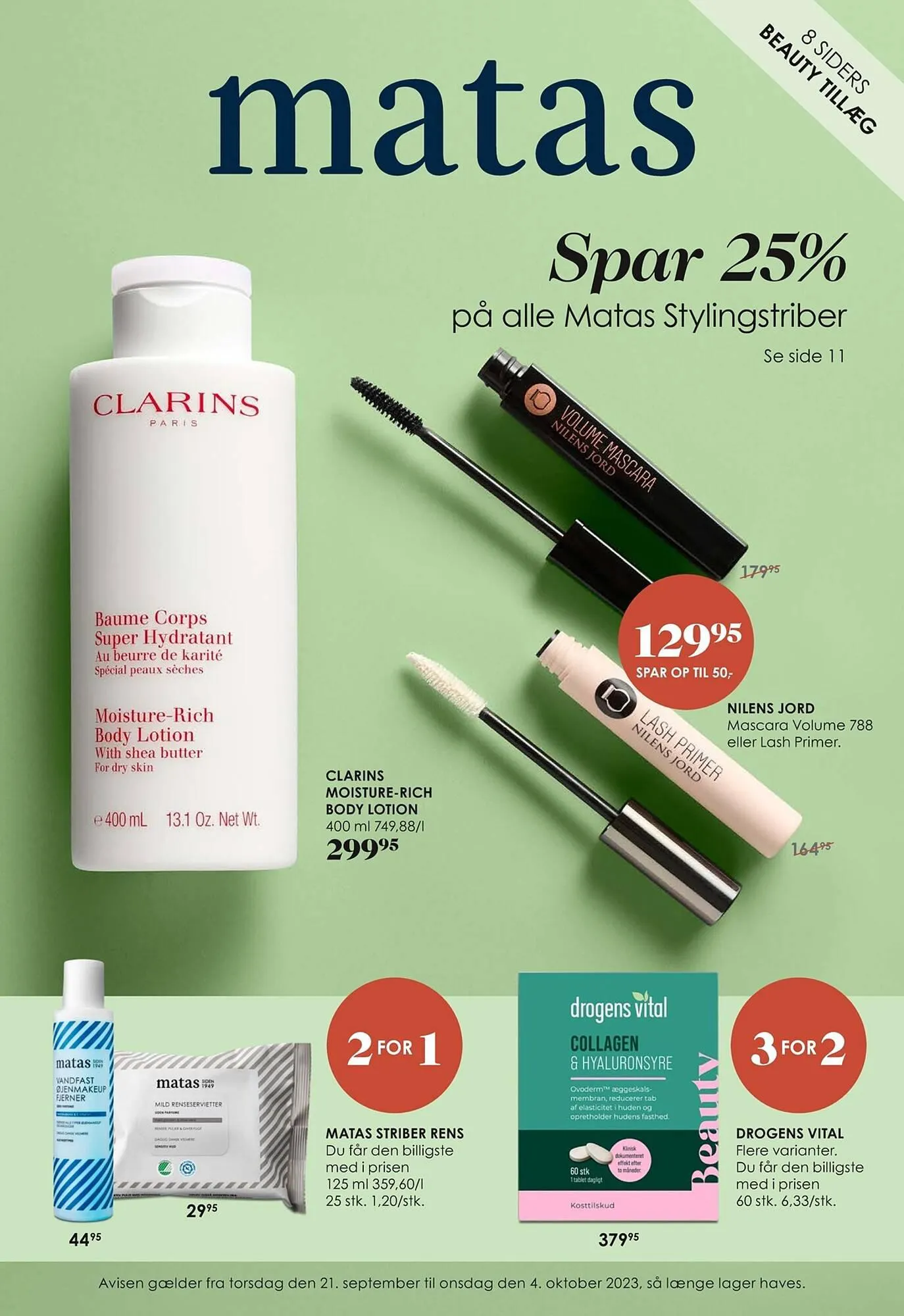 Matas tilbudsavis Gyldig indtil 21. september - 4. oktober 2023 - tilbudsavis side 1