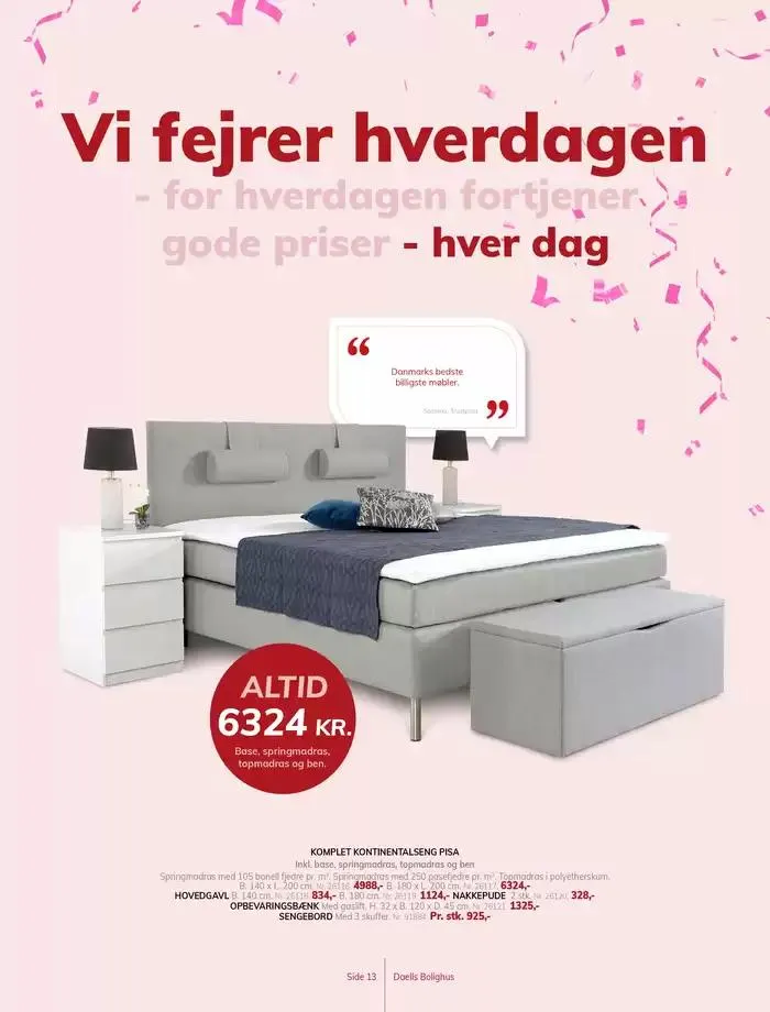 Daells Bolighus Vi fejrer hverdagen Gyldig indtil 30. januar - 13. februar 2025 - tilbudsavis side 13