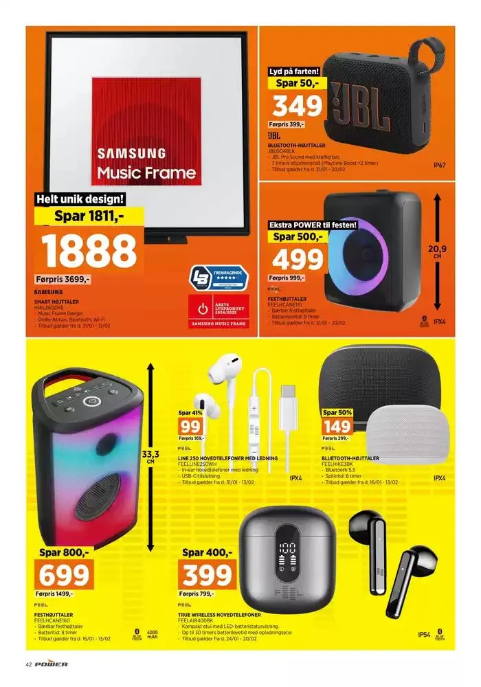 Angebote Power Gyldig indtil 11. februar - 25. februar 2025 - tilbudsavis side 42