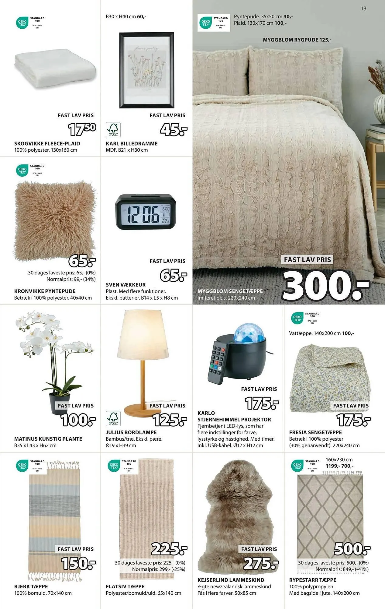 JYSK tilbudsavis Gyldig indtil 30. januar - 13. februar 2025 - tilbudsavis side 13