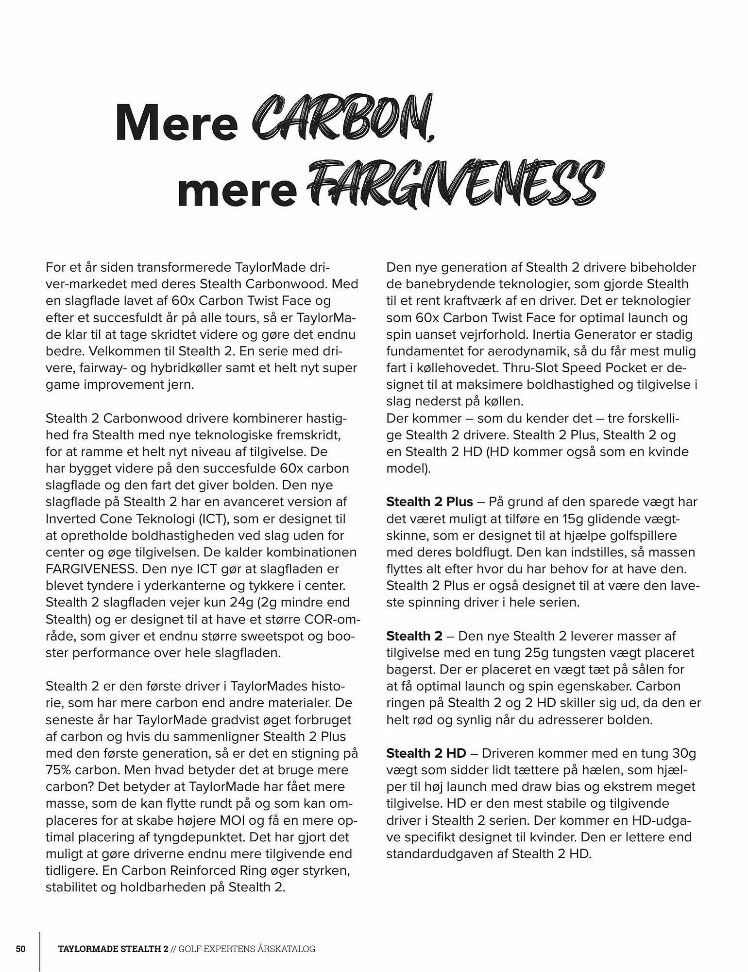 Golf Experten tilbudsavis Gyldig indtil 16. oktober - 30. november 2023 - tilbudsavis side 50