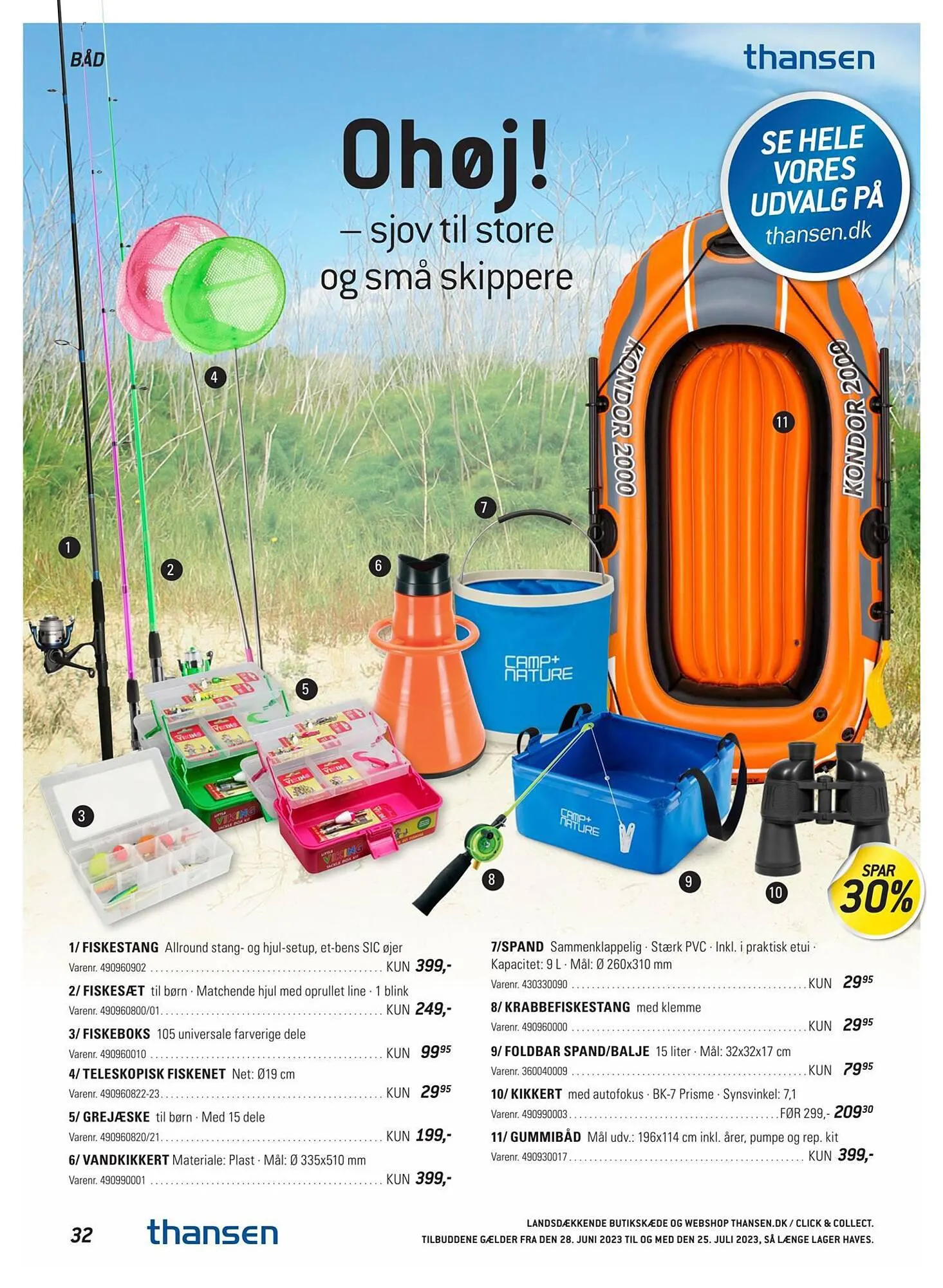 Thansen tilbudsavis Gyldig indtil 27. juni - 25. juli 2023 - tilbudsavis side 32