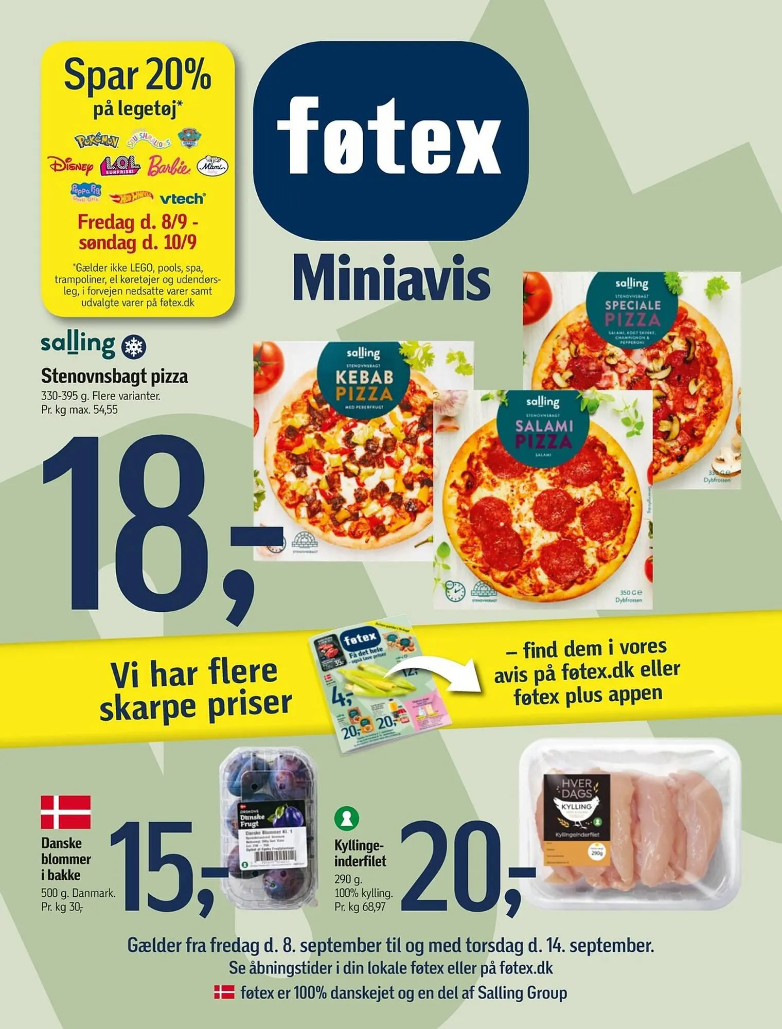 Føtex tilbudsavis Gyldig indtil 8. september - 14. september 2023 - tilbudsavis side 1