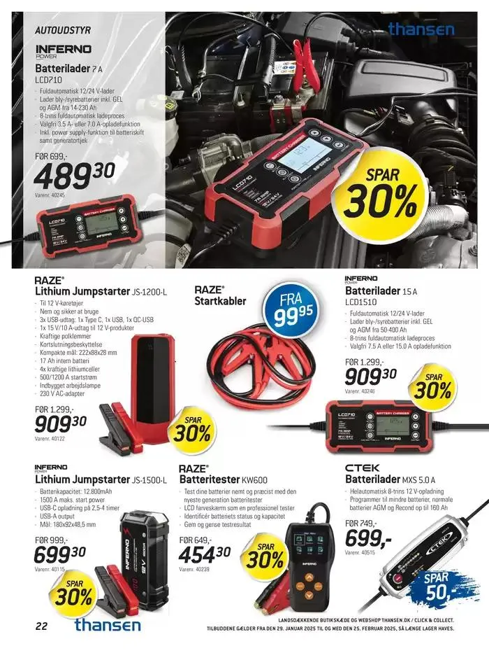 Aktuell kundeavis Thansen Gyldig indtil 29. januar - 25. februar 2025 - tilbudsavis side 22