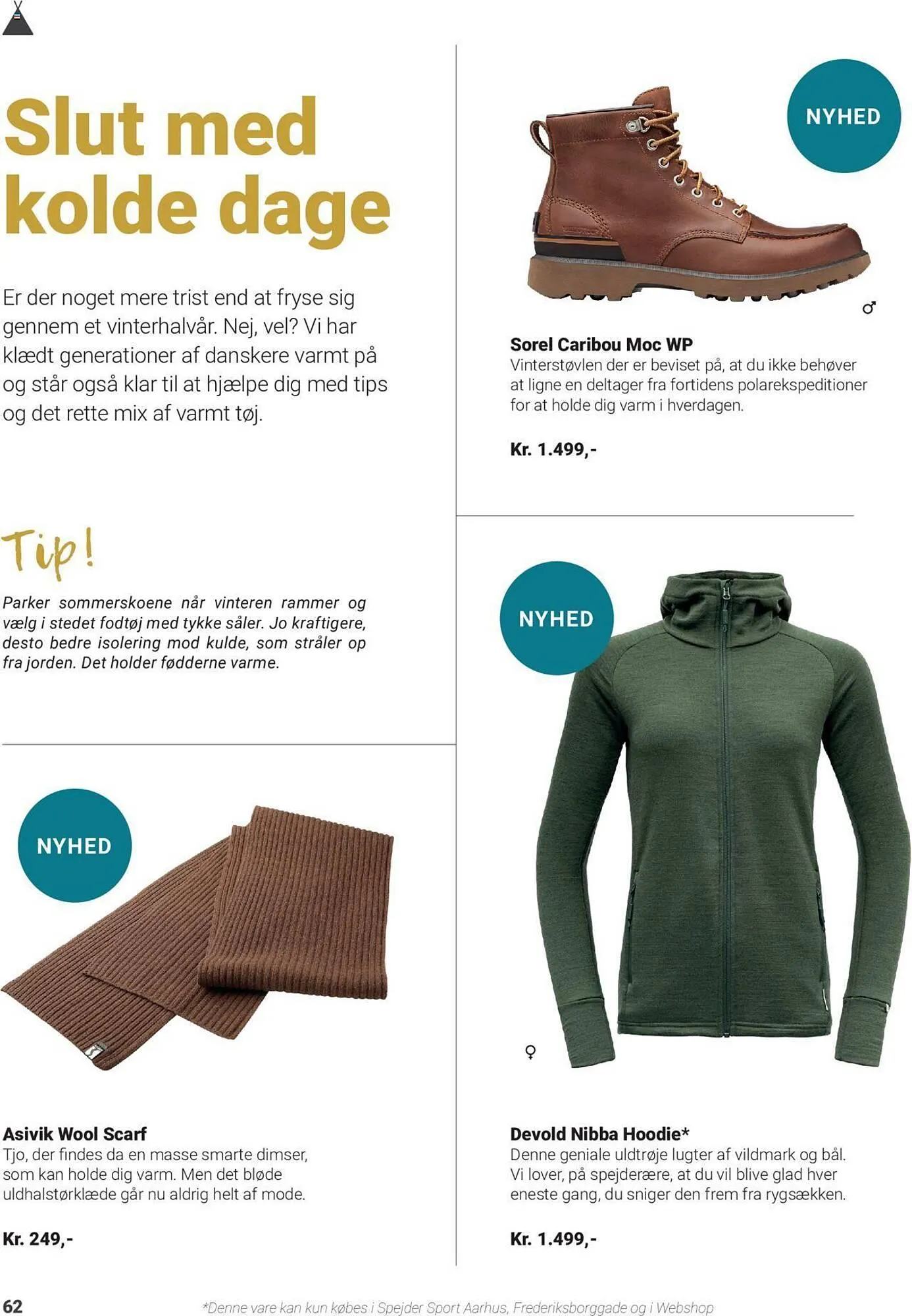 Spejder Sport tilbudsavis Gyldig indtil 28. august - 30. december 2023 - tilbudsavis side 62