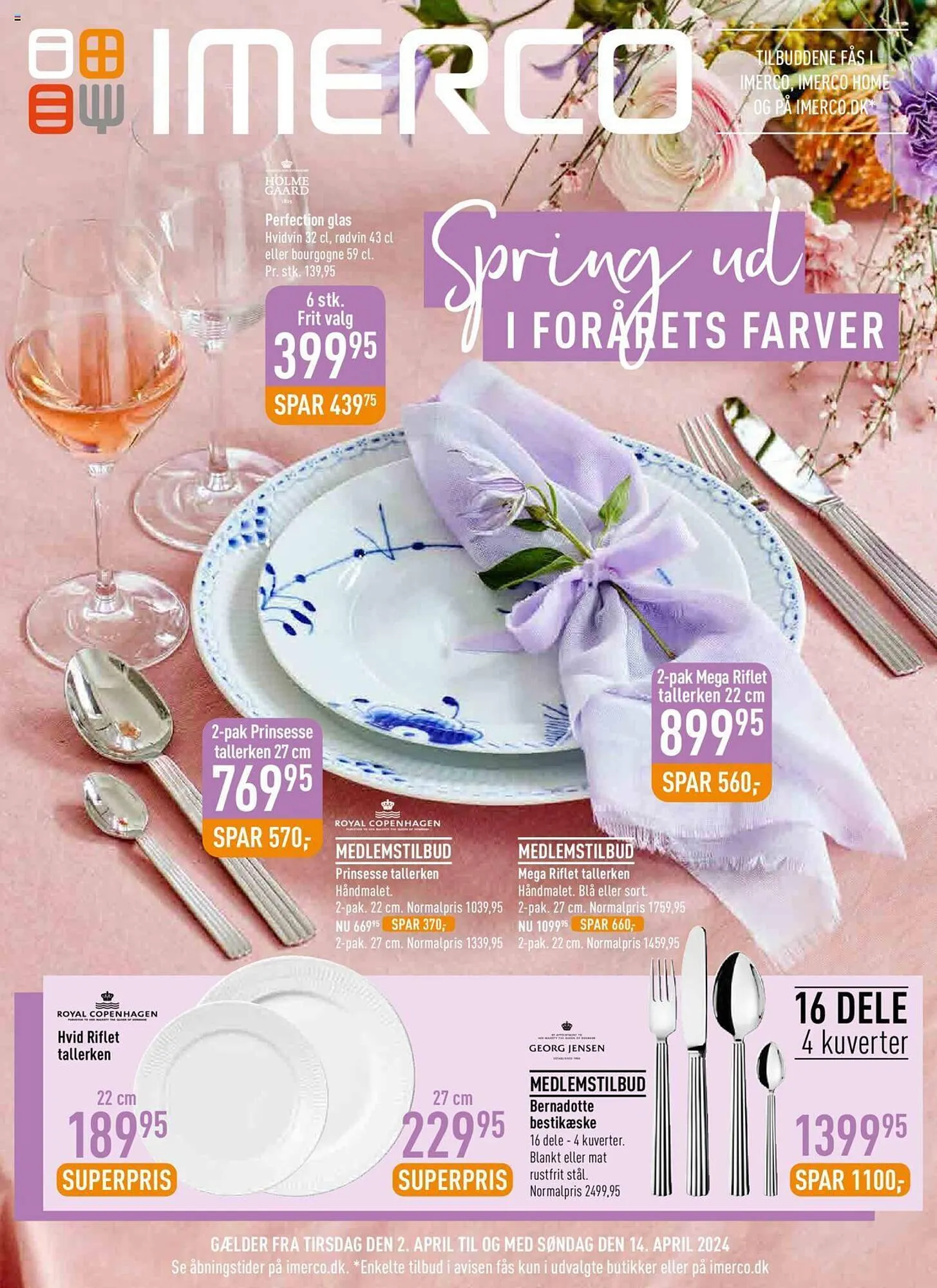 Imerco tilbudsavis Gyldig indtil 2. april - 14. april 2024 - tilbudsavis side 1
