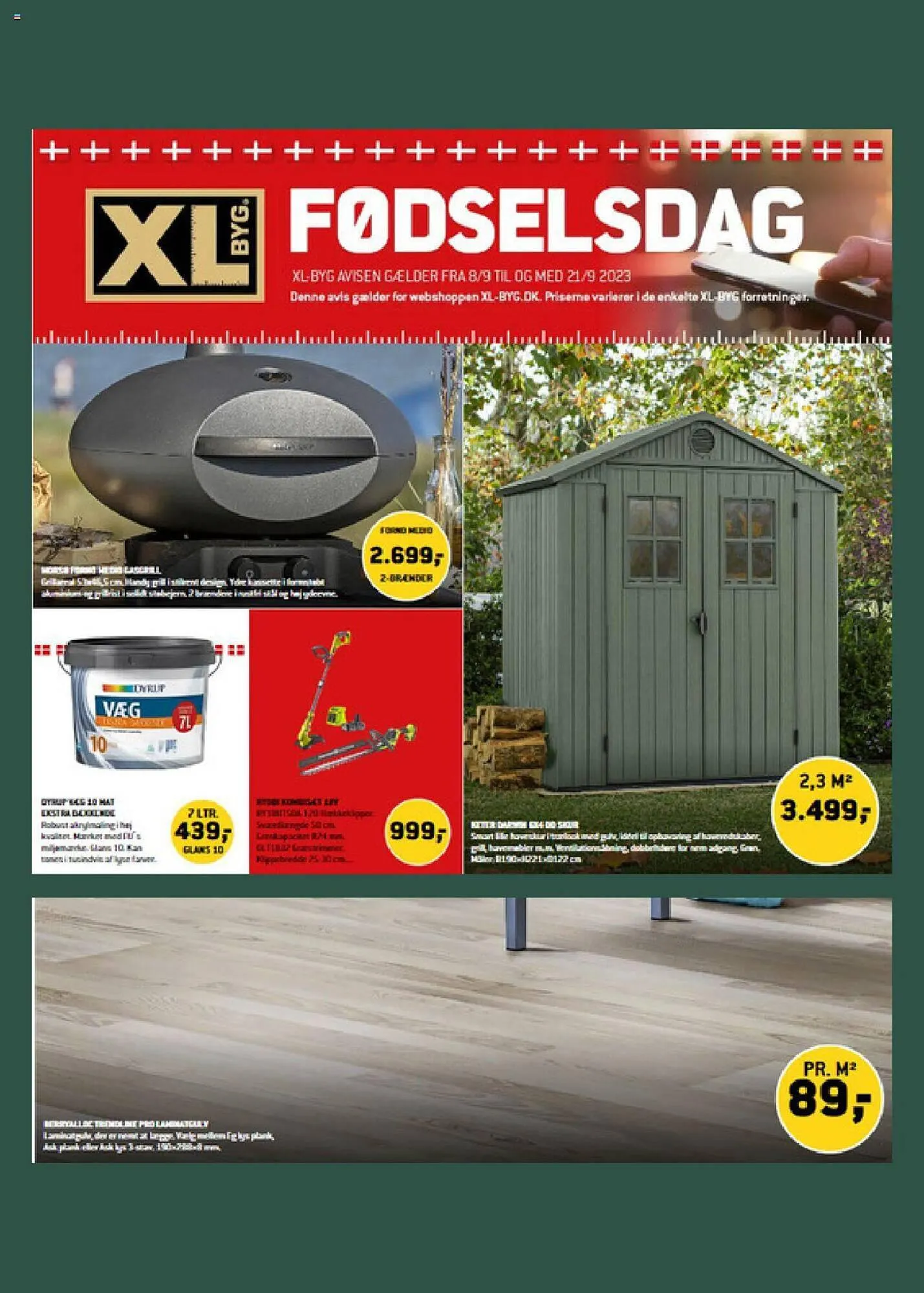 XL-BYG tilbudsavis Gyldig indtil 8. september - 21. september 2023 - tilbudsavis side 1