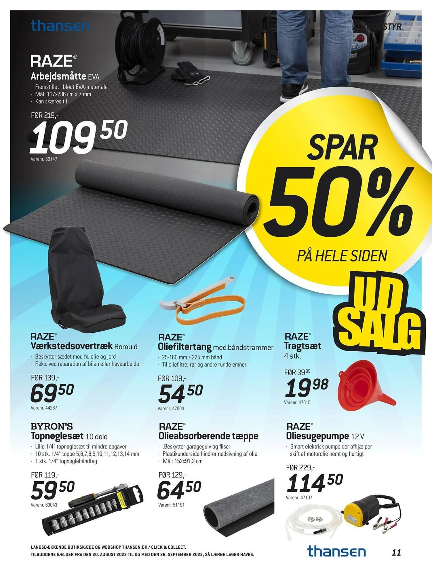 Thansen tilbudsavis Gyldig indtil 29. august - 26. september 2023 - tilbudsavis side 11