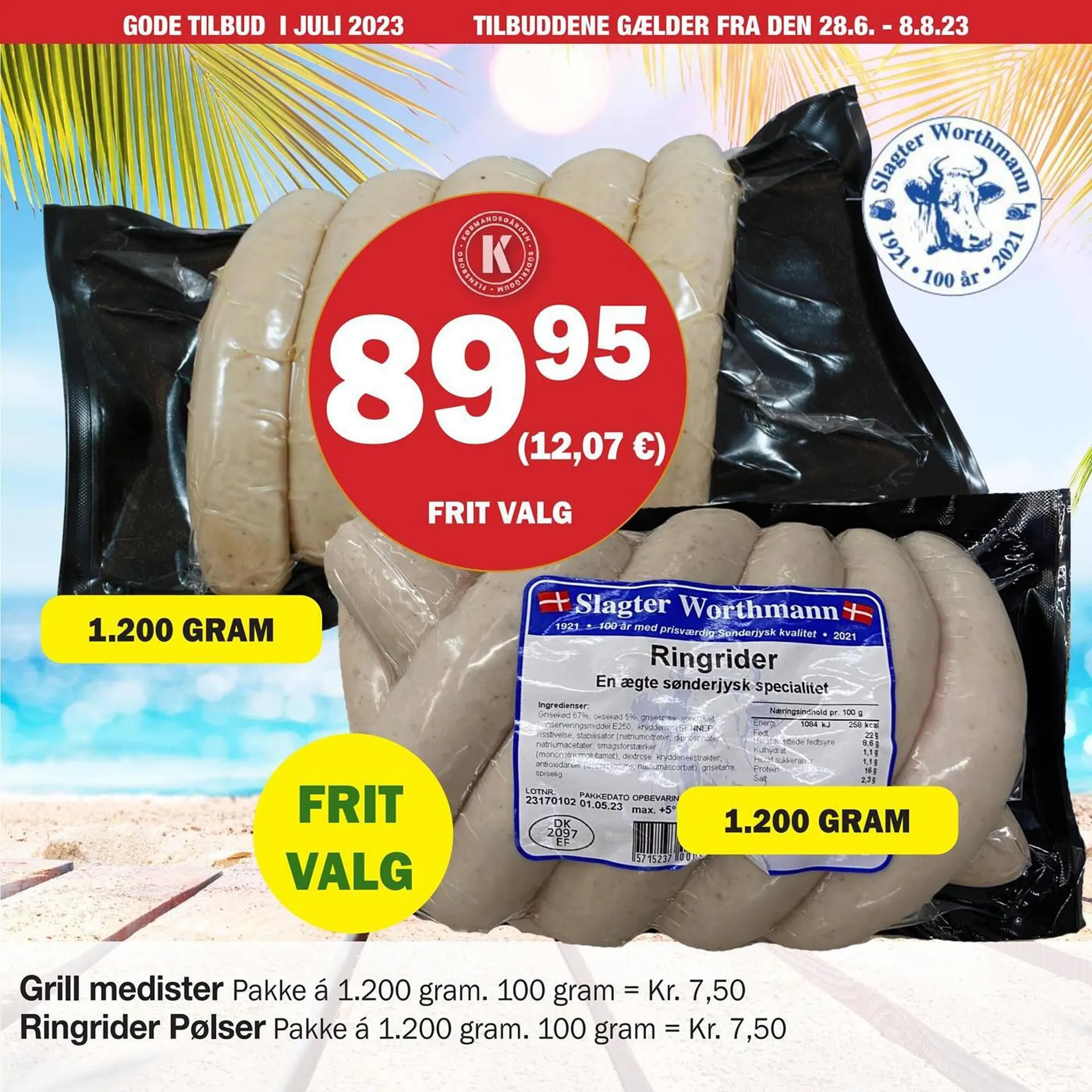 Købmandsgården tilbudsavis Gyldig indtil 27. juni - 8. august 2023 - tilbudsavis side 76