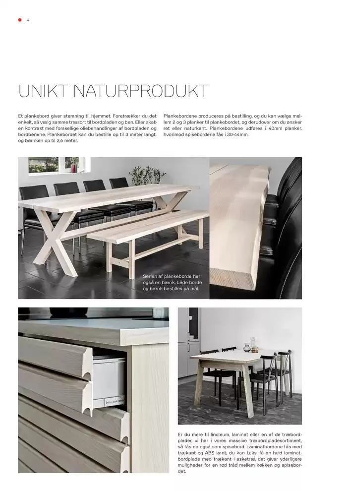 Planke- og spiseborde Gyldig indtil 7. januar - 31. december 2025 - tilbudsavis side 4