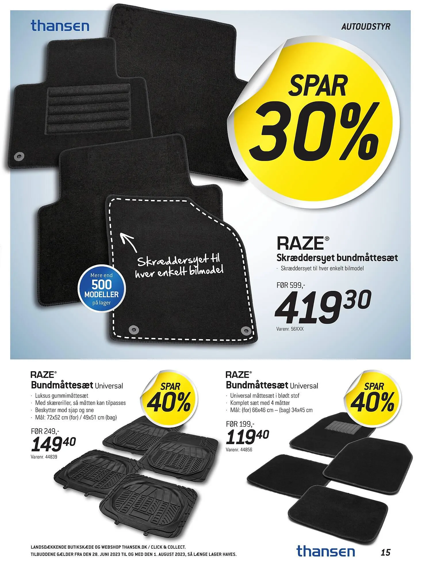 Thansen tilbudsavis Gyldig indtil 28. juni - 1. august 2023 - tilbudsavis side 15