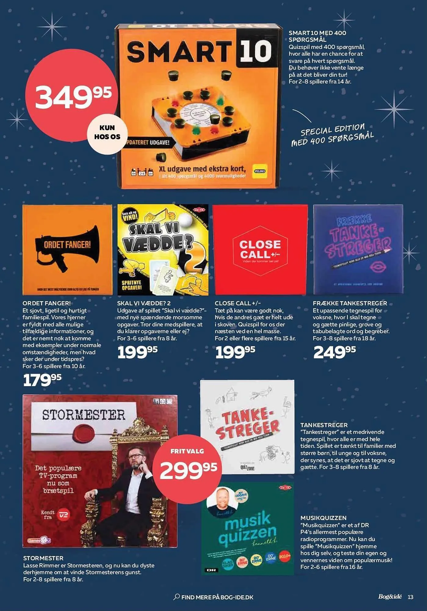 Bog & idé tilbudsavis Gyldig indtil 6. november - 23. december 2023 - tilbudsavis side 13