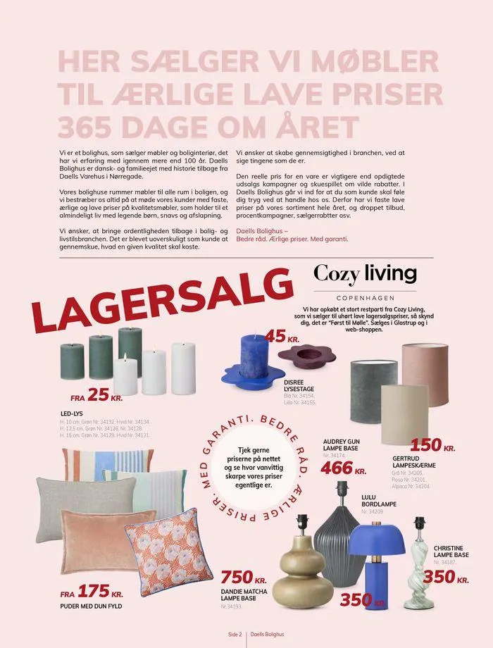 Daells Bolighus Inspiration til spisestuen Gyldig indtil 19. juli - 2. august 2024 - tilbudsavis side 2