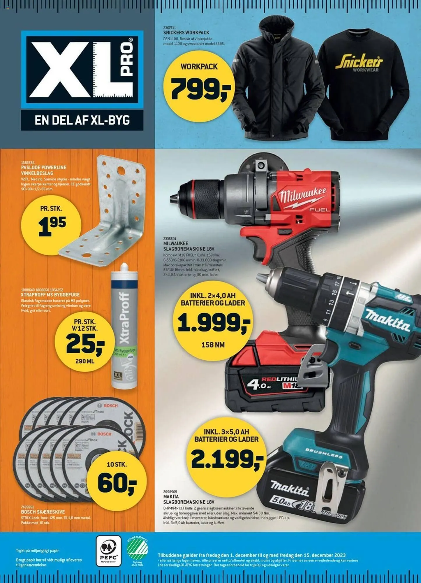 XL-BYG tilbudsavis Gyldig indtil 1. december - 15. december 2023 - tilbudsavis side 1