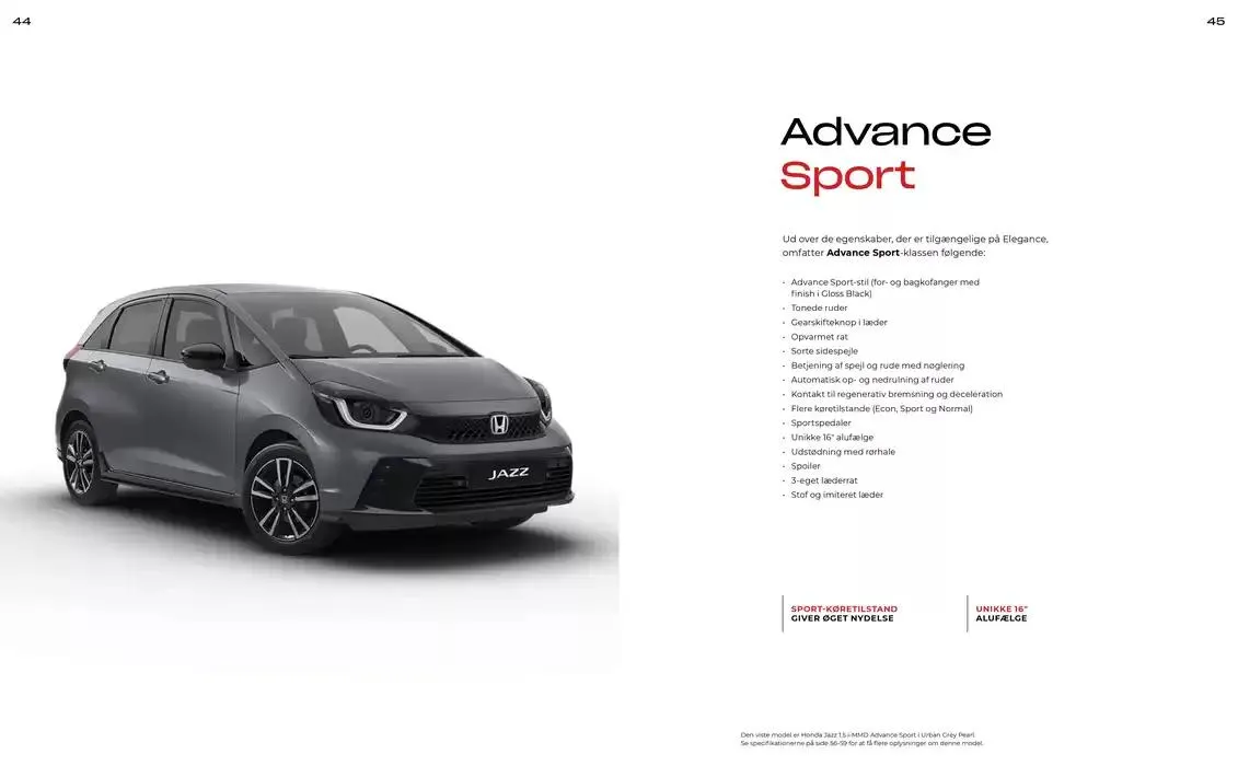 Honda Jazz Hybrid Brosjyre Gyldig indtil 23. januar - 23. januar 2026 - tilbudsavis side 23