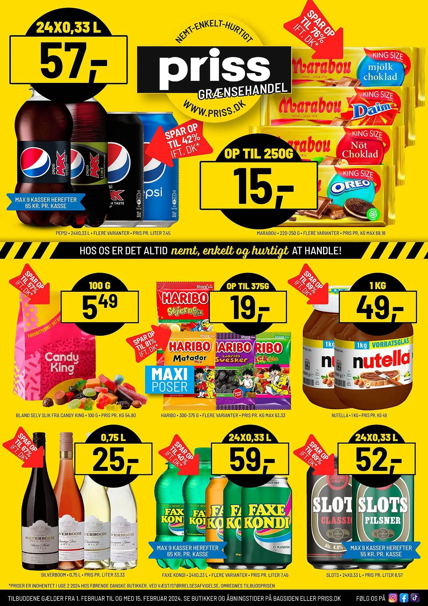 Priss tilbudsavis Gyldig indtil 1. februar - 15. februar 2024 - tilbudsavis side 
