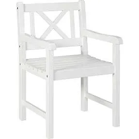 ROSENBORG CLASSIC HAVESTOL - HVID HØJGLANS