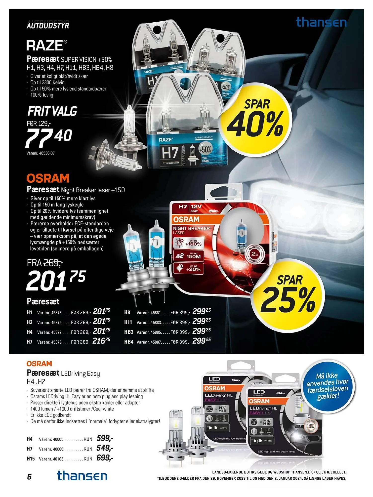 Thansen tilbudsavis Gyldig indtil 28. november - 2. januar 2024 - tilbudsavis side 6