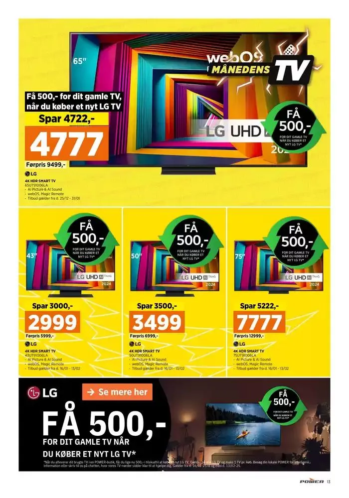 Angebote Power Gyldig indtil 23. januar - 6. februar 2025 - tilbudsavis side 13