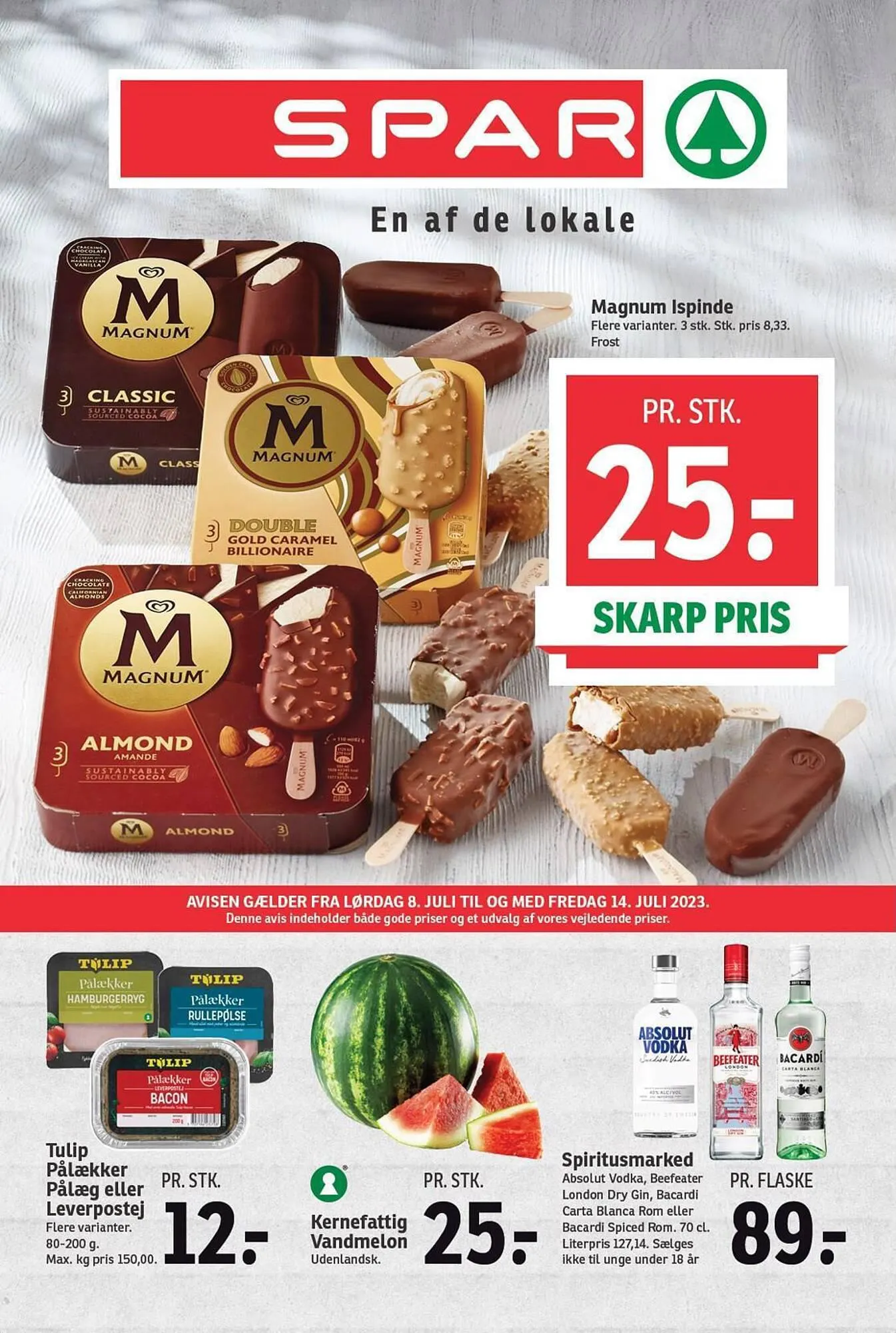 SPAR tilbudsavis Gyldig indtil 8. juli - 14. juli 2023 - tilbudsavis side 1