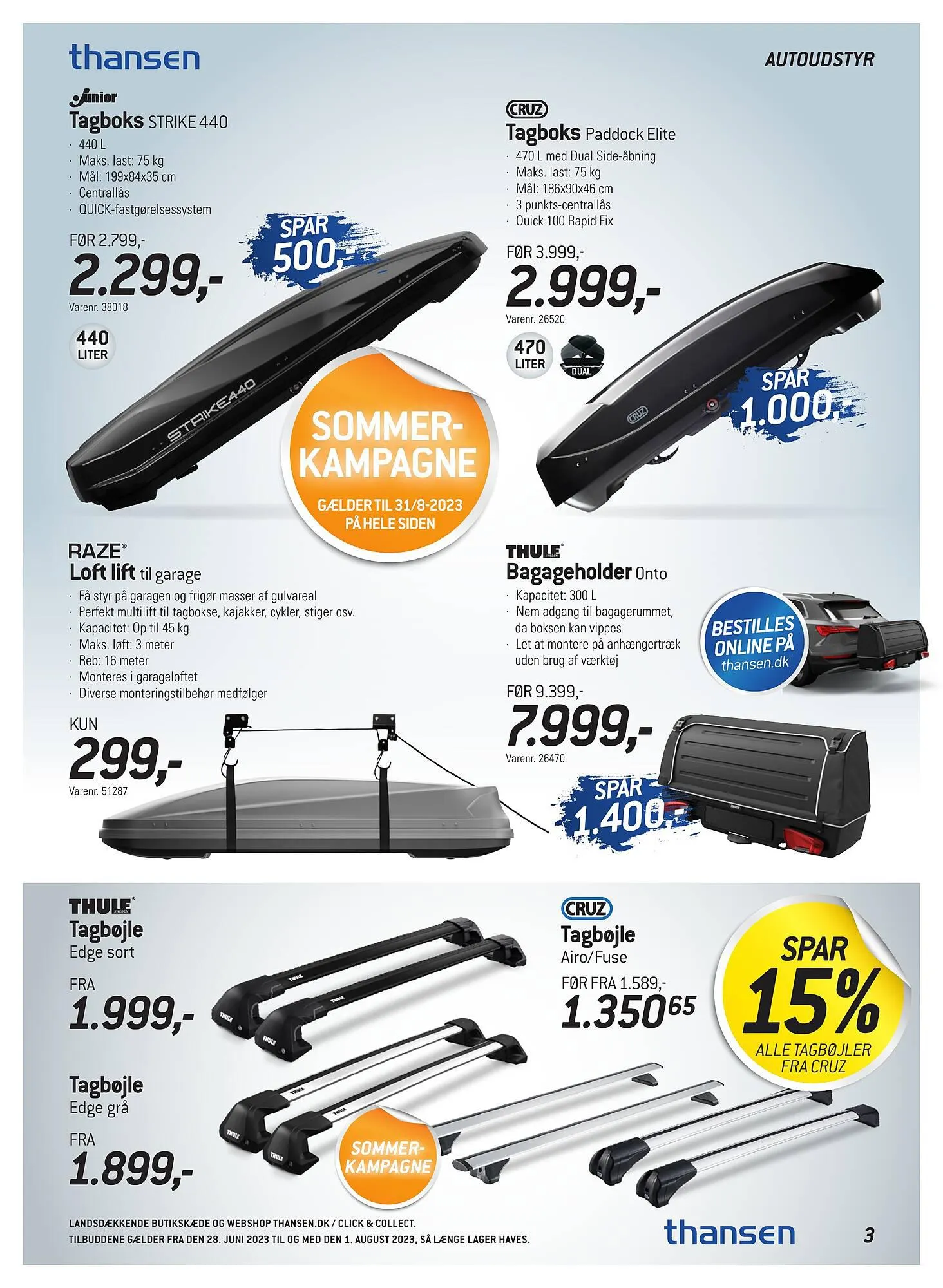 Thansen tilbudsavis Gyldig indtil 28. juni - 1. august 2023 - tilbudsavis side 3