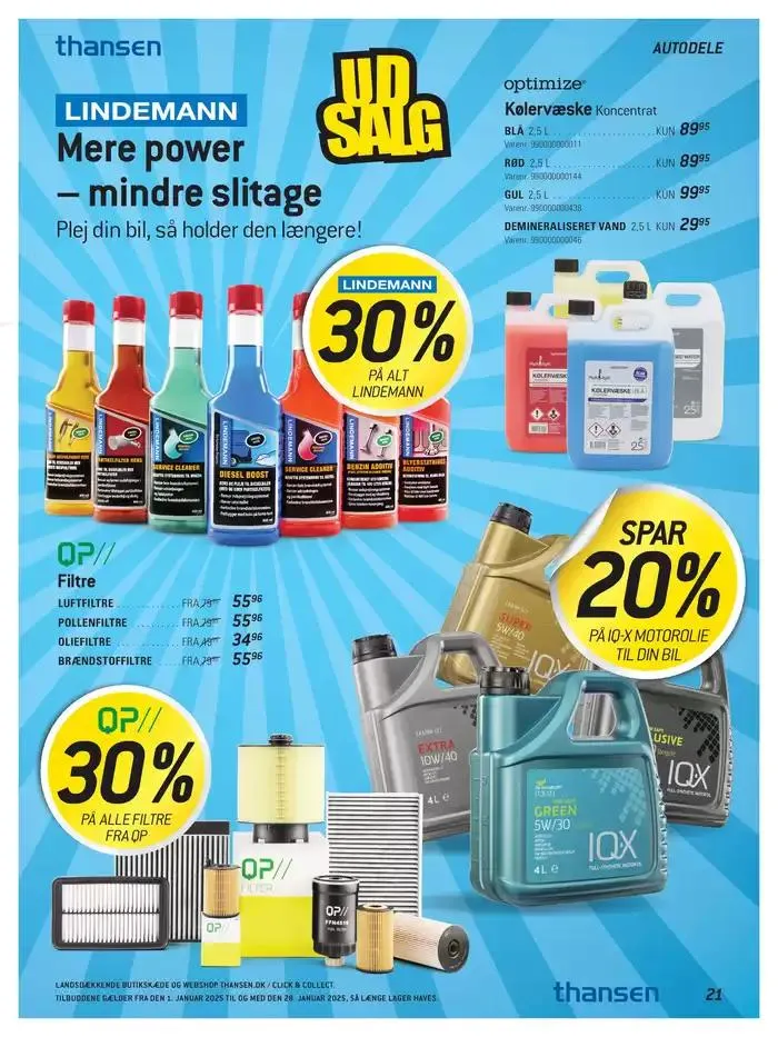 Aktuell kundeavis Thansen Gyldig indtil 1. januar - 28. januar 2025 - tilbudsavis side 21