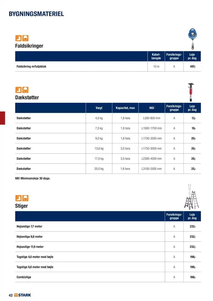 Udlejning - Kom og lej med os Gyldig indtil 27. november - 11. december 2024 - tilbudsavis side 42