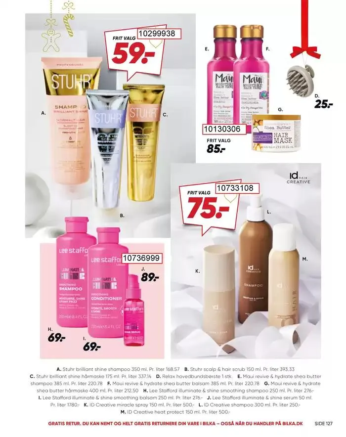 Aktuelle kup og tilbud Gyldig indtil 20. november - 4. december 2024 - tilbudsavis side 127
