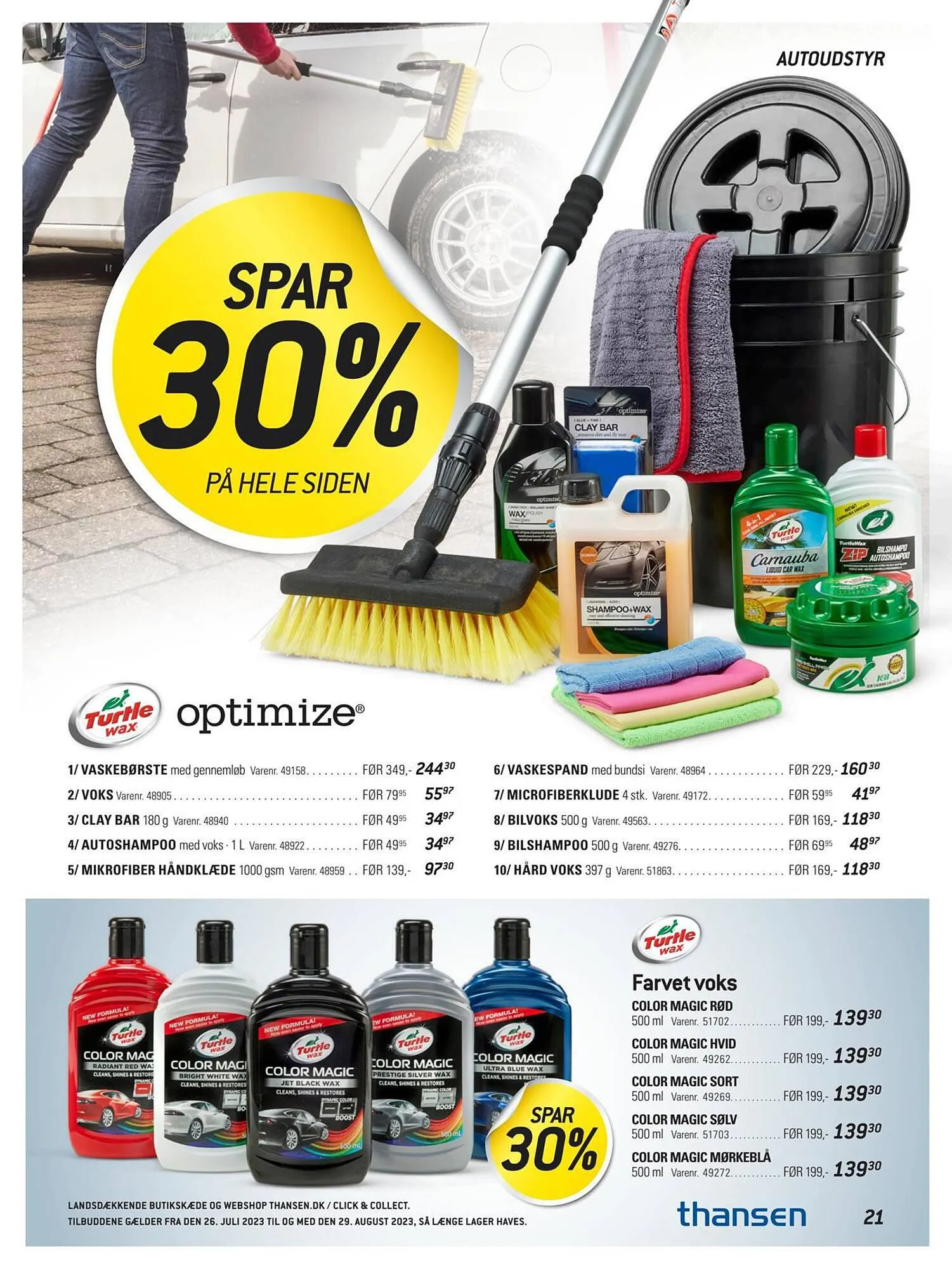 Thansen tilbudsavis Gyldig indtil 1. august - 29. august 2023 - tilbudsavis side 21