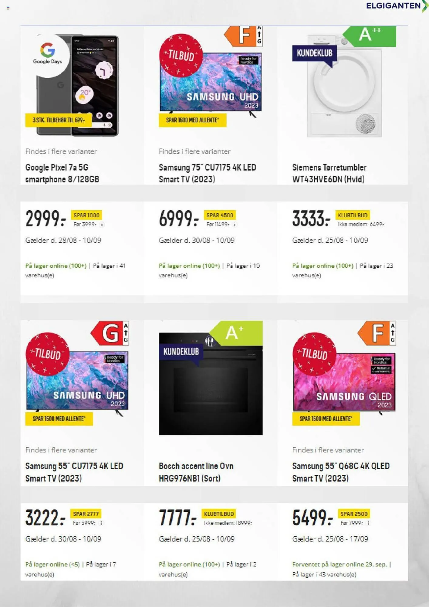 Elgiganten tilbudsavis Gyldig indtil 31. august - 5. oktober 2023 - tilbudsavis side 3