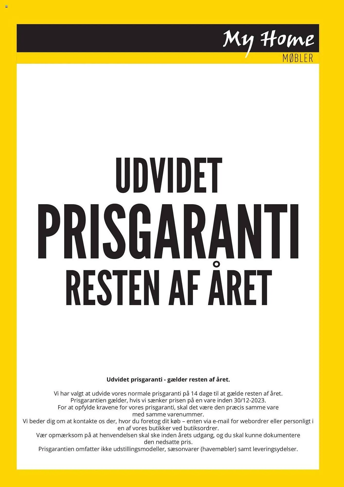 My Home tilbudsavis Gyldig indtil 6. december - 13. december 2023 - tilbudsavis side 30