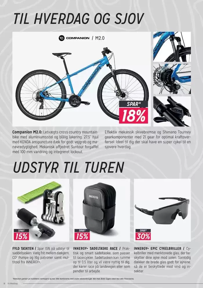 Fri BikeShop Tilbudsavis Gyldig indtil 24. januar - 7. februar 2025 - tilbudsavis side 18