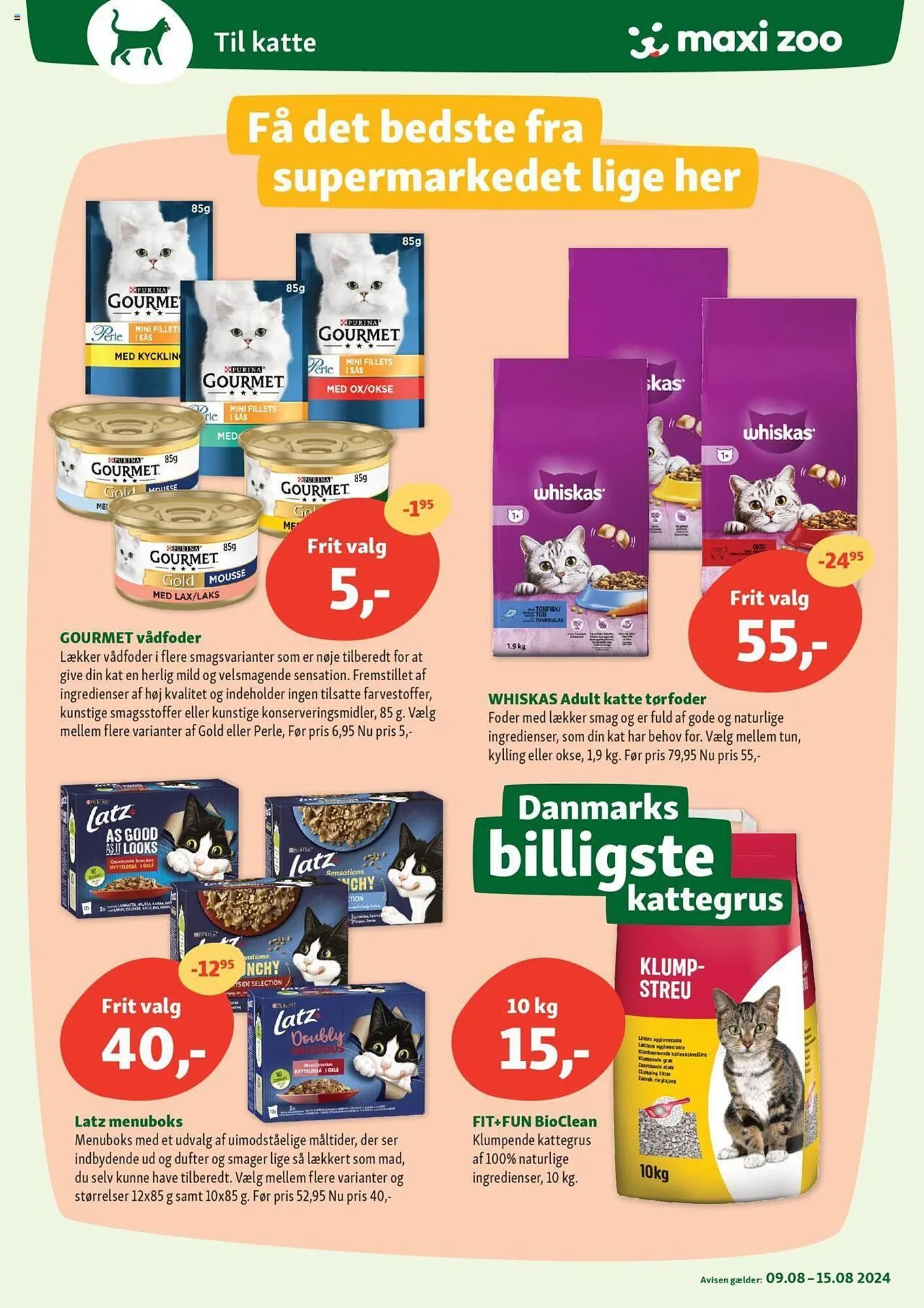 Maxi Zoo tilbudsavis Gyldig indtil 9. august - 15. august 2024 - tilbudsavis side 15