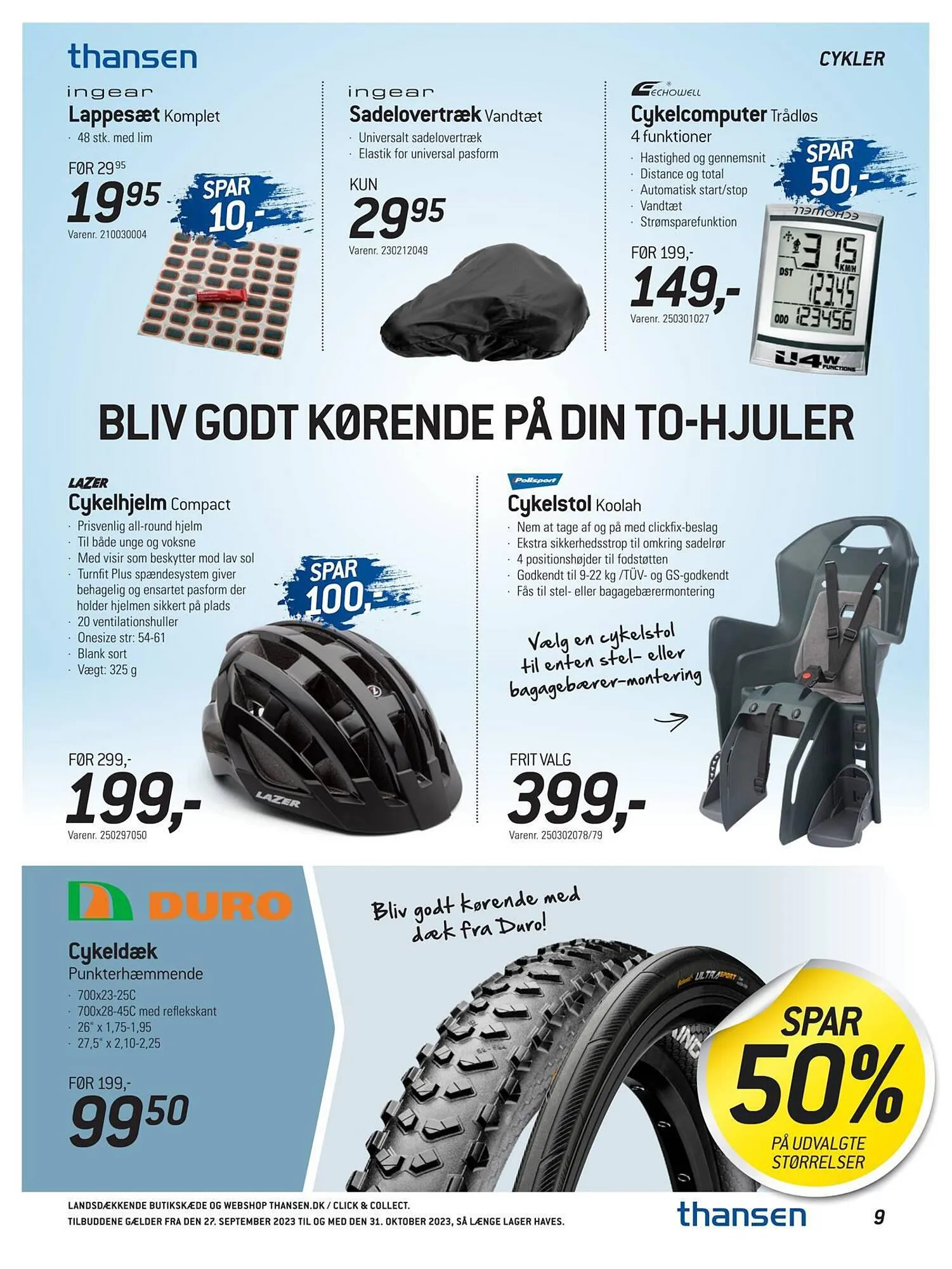 Thansen tilbudsavis Gyldig indtil 26. september - 31. oktober 2023 - tilbudsavis side 9