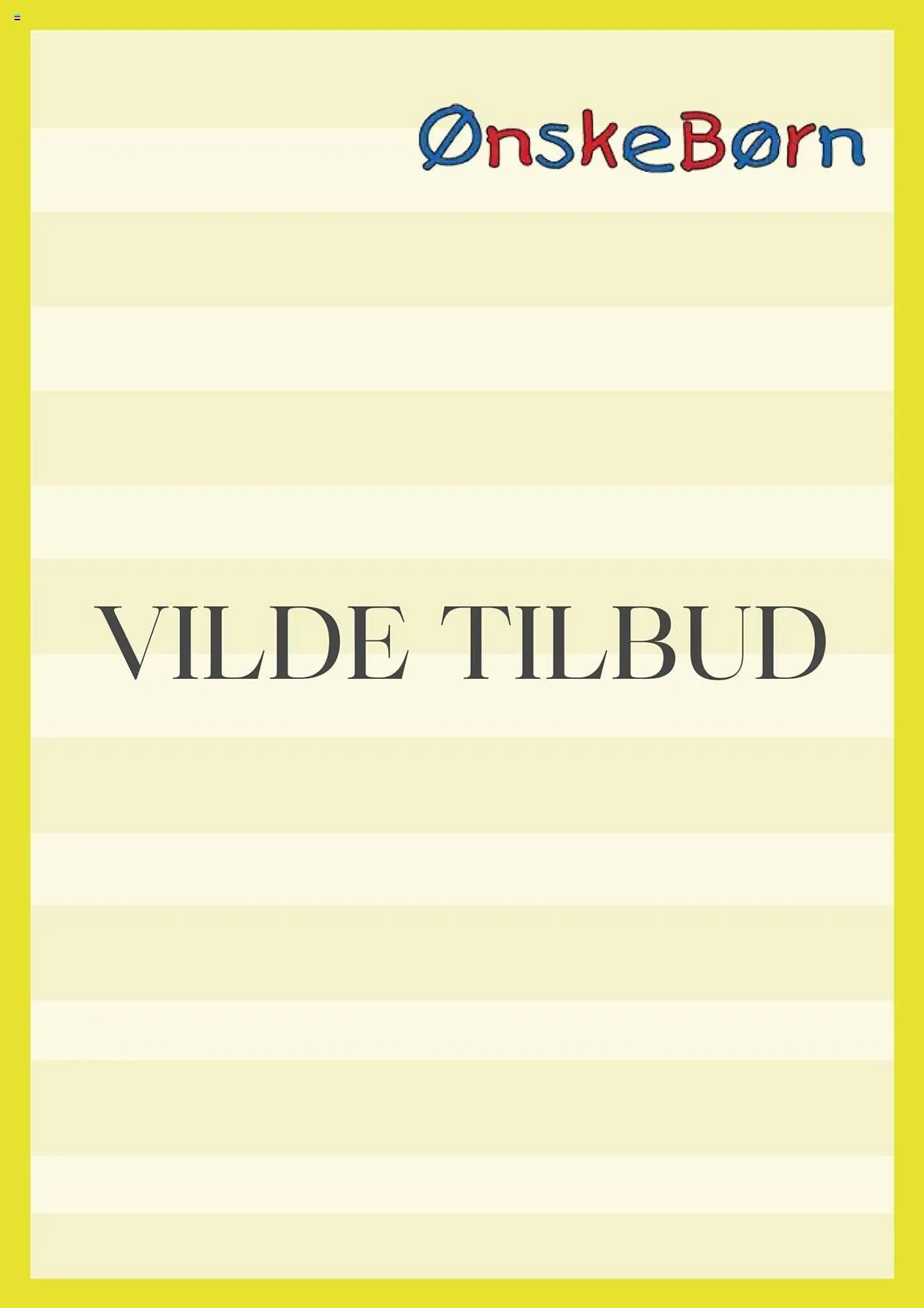 ØnskeBørn tilbudsavis Gyldig indtil 23. januar - 23. februar 2024 - tilbudsavis side 