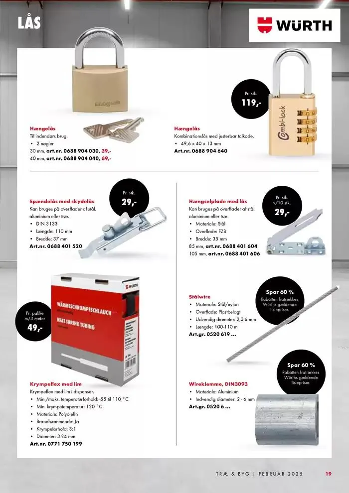 TRÆ & BYG Gyldig indtil 4. februar - 28. februar 2025 - tilbudsavis side 19