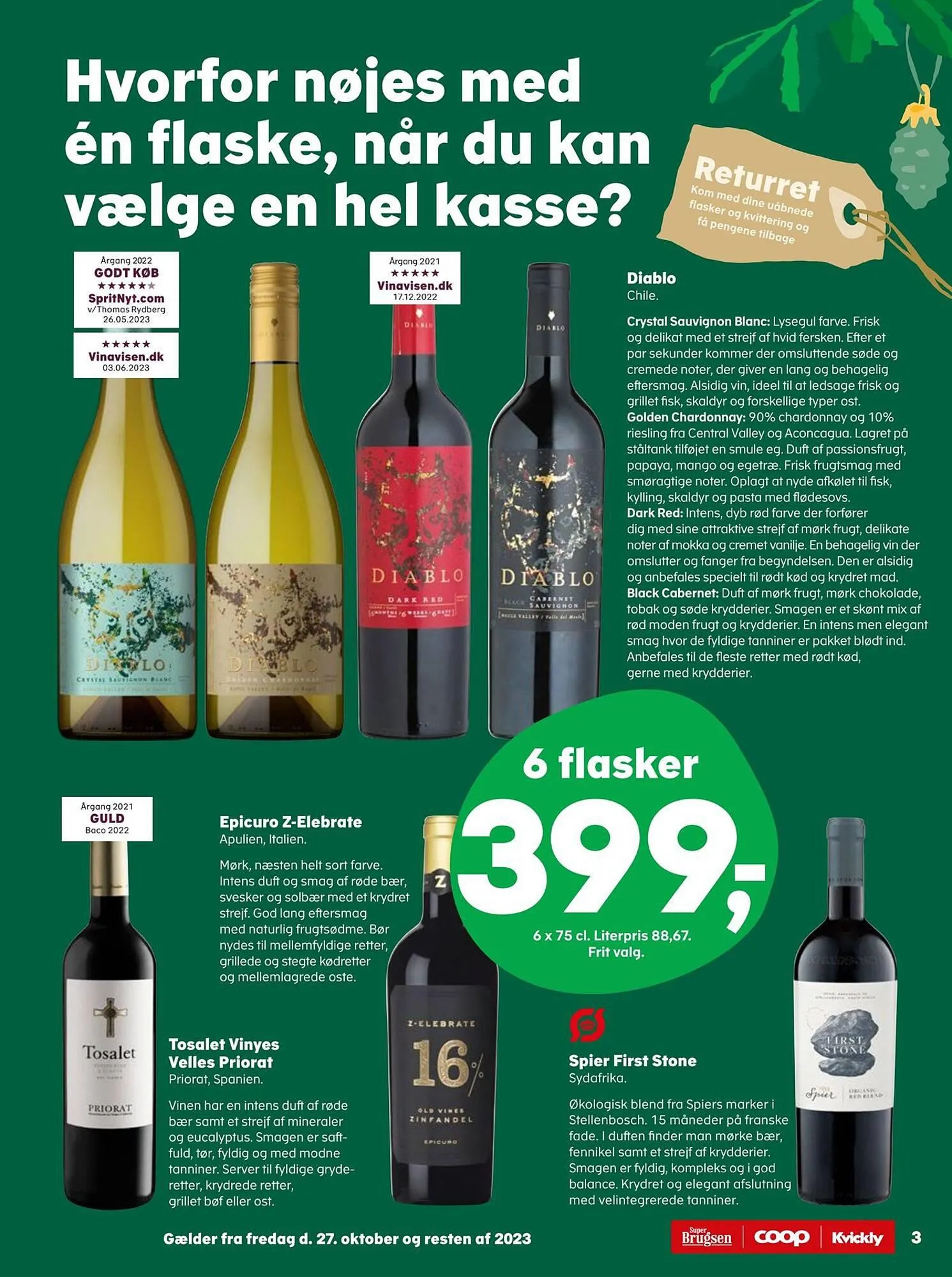 SuperBrugsen tilbudsavis Gyldig indtil 26. oktober - 31. december 2023 - tilbudsavis side 3
