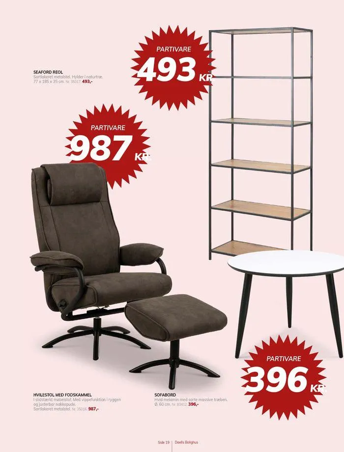 Daells Bolighus Inspiration til spisestuen Gyldig indtil 19. juli - 2. august 2024 - tilbudsavis side 19