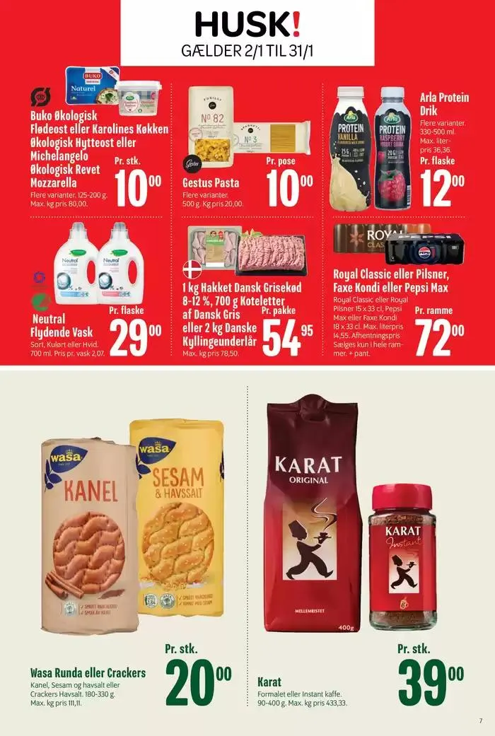 Oplev attraktive tilbud Gyldig indtil 9. januar - 16. januar 2025 - tilbudsavis side 7