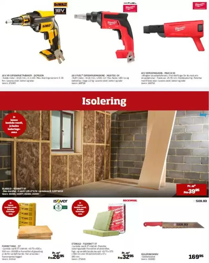 Katalog Lofter , Gips , Gulve , Isolering 2025 Gyldig indtil 24. februar - 31. december 2025 - tilbudsavis side 21