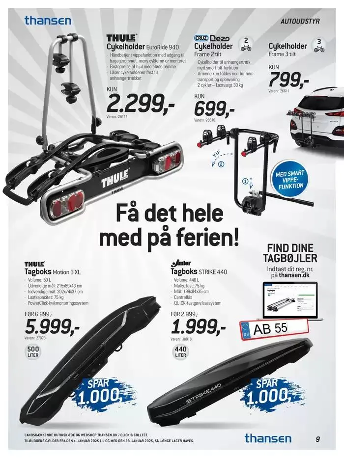 Aktuell kundeavis Thansen Gyldig indtil 1. januar - 28. januar 2025 - tilbudsavis side 9