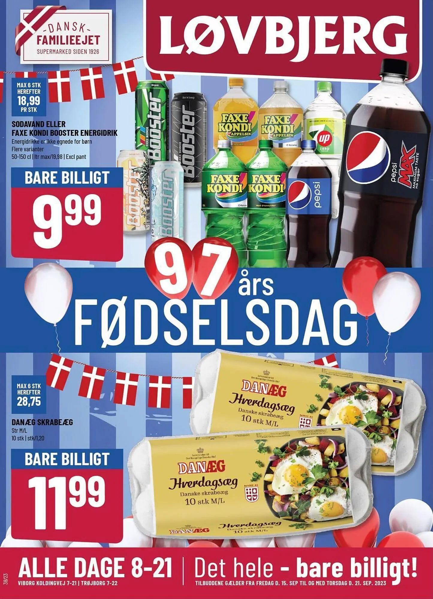 Løvbjerg tilbudsavis Gyldig indtil 15. september - 21. september 2023 - tilbudsavis side 1