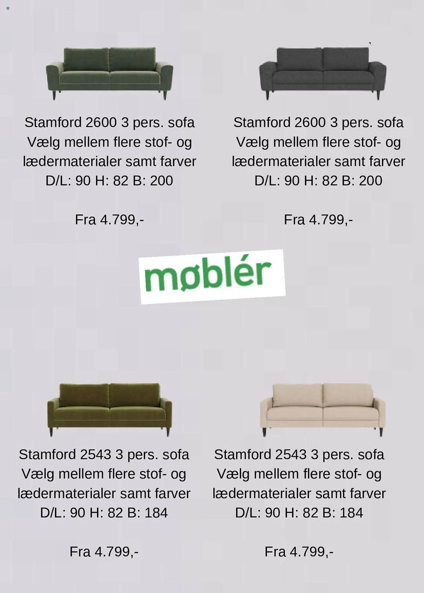 Møblér tilbudsavis Gyldig indtil 1. november - 25. januar 2024 - tilbudsavis side 3